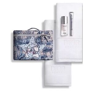 Dior Blue and White Cosmetic Bag